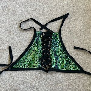 Little Black Diamond Rave Top